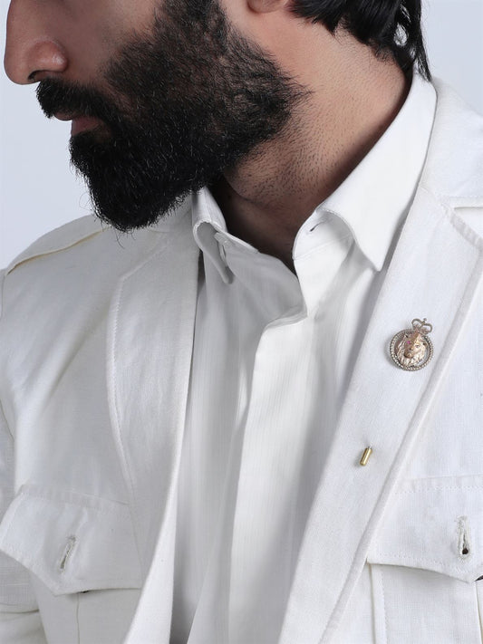 The Crowned Lion Lapel pin