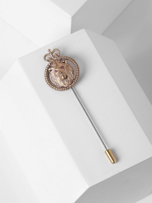 The Crowned Lion Lapel pin