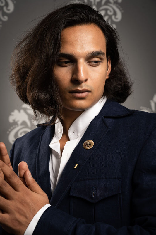 Flower Power Lapel Pin