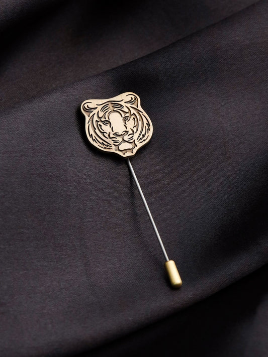 Fiery Tiger Lapel Pin