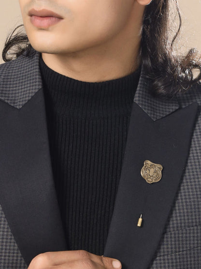 Fiery Tiger Lapel Pin