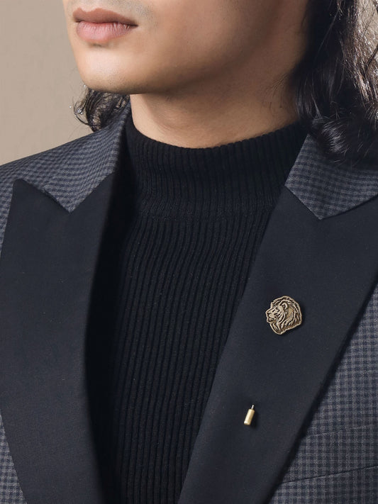 Lion's Mane Lapel Pin