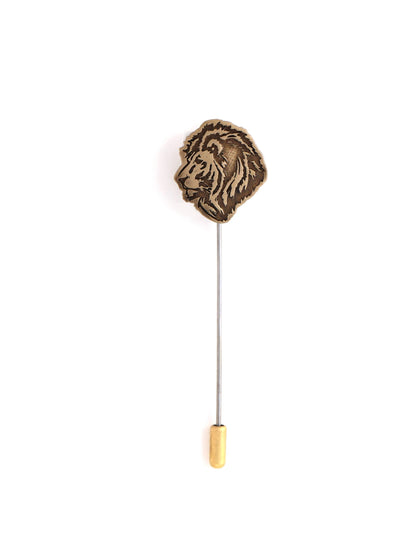 Lion's Mane Lapel Pin