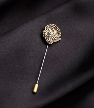 Lion's Mane Lapel Pin