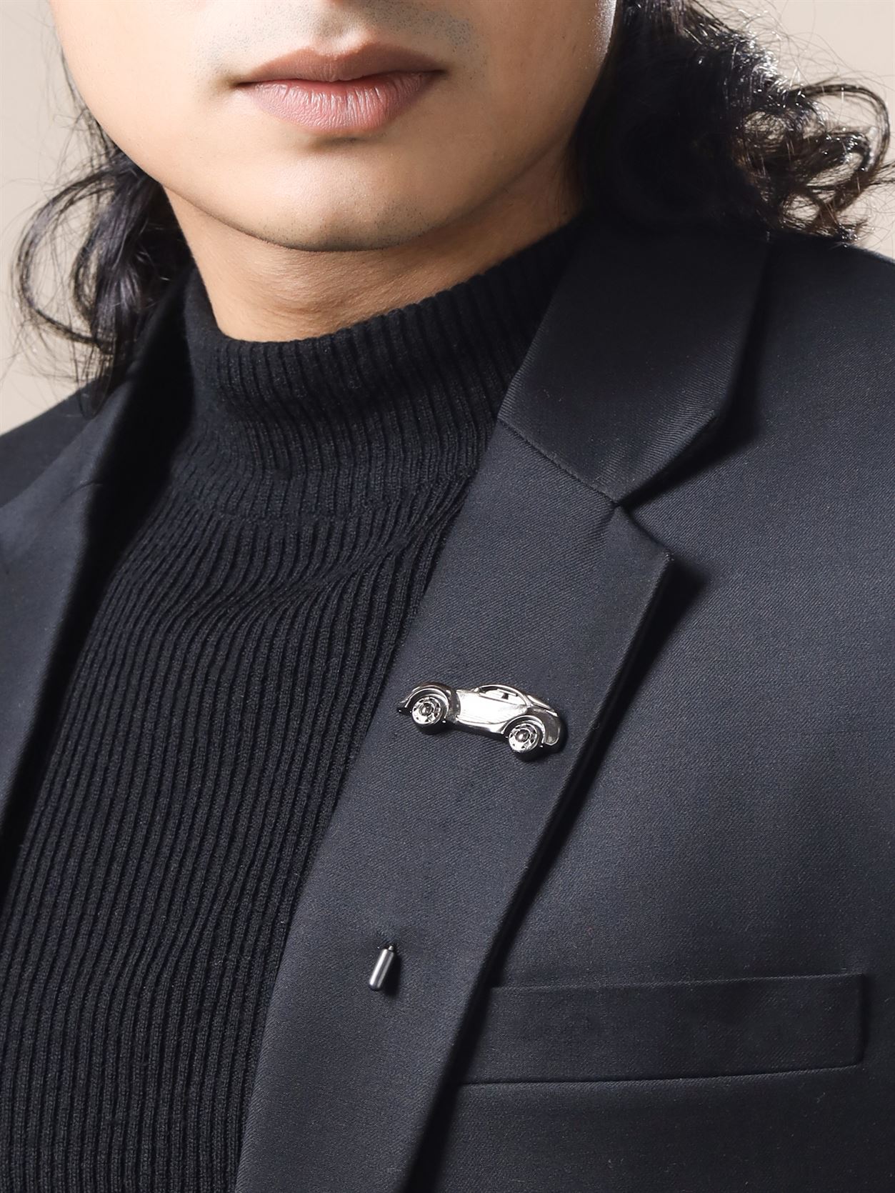 Car Power Lapel Pin