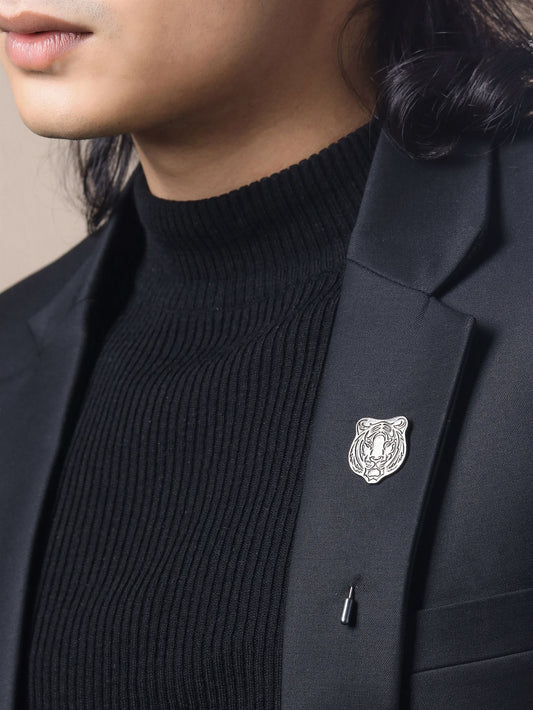 Fiery Tiger Lapel Pin