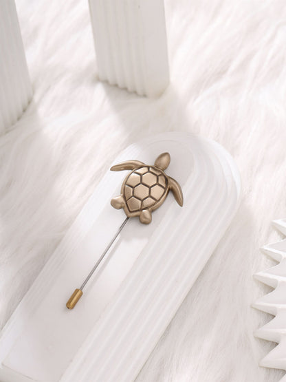 Turtle Twist Lapel Pin