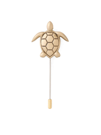 Turtle Twist Lapel Pin