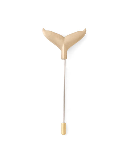 Whale Tail Lapel Pin