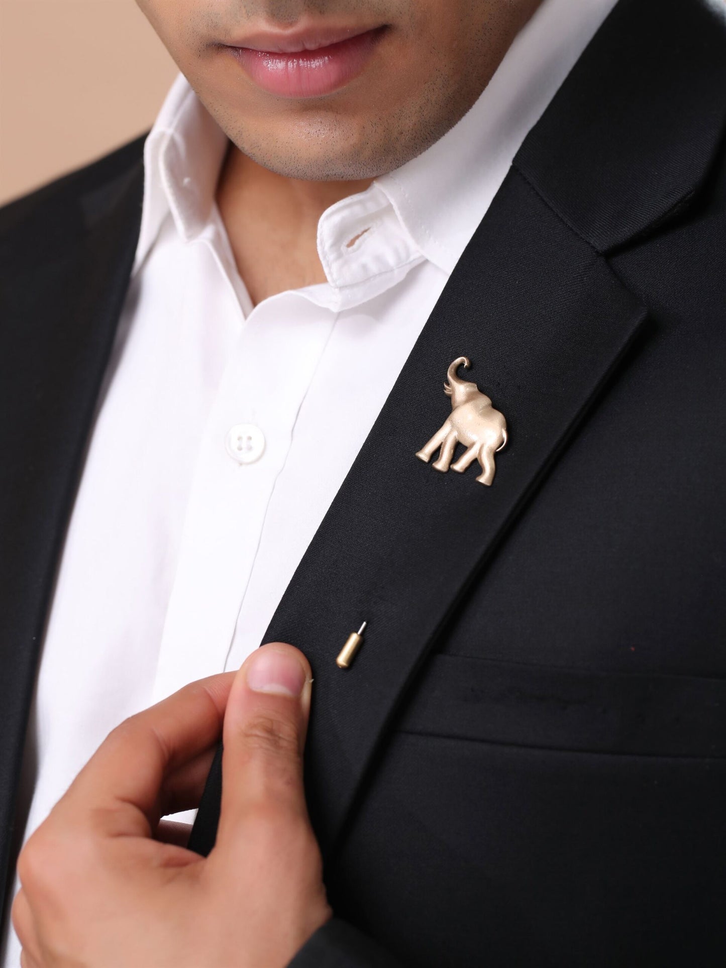 Elephant Joy Lapel Pin