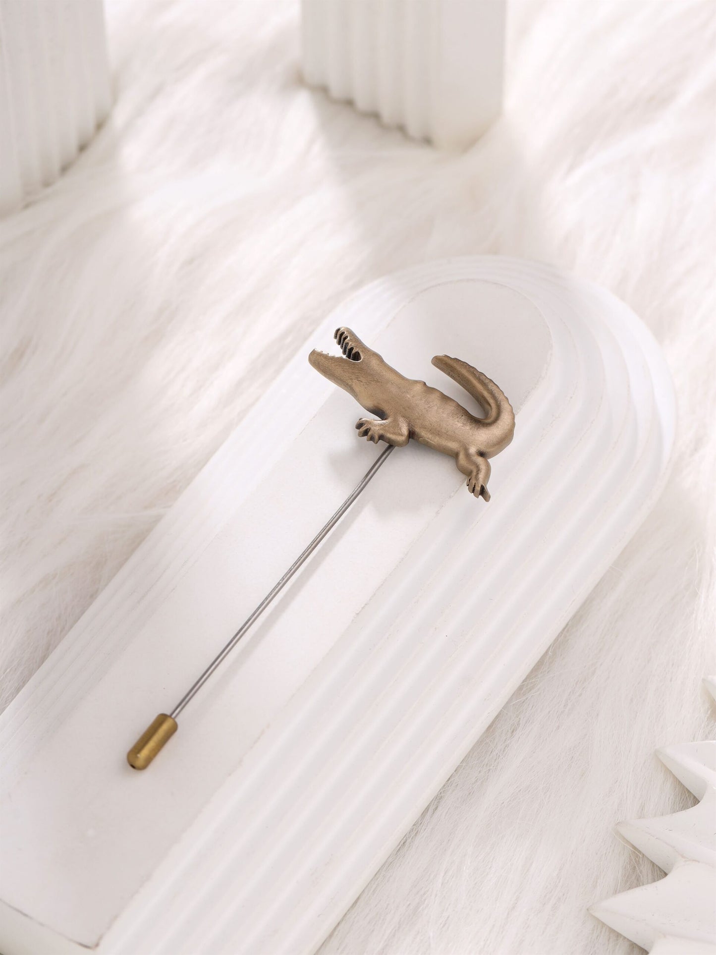 Crocodile Craft Lapel Pin