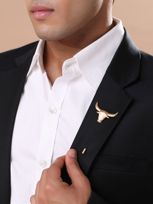 Bold Bull Lapel Pin