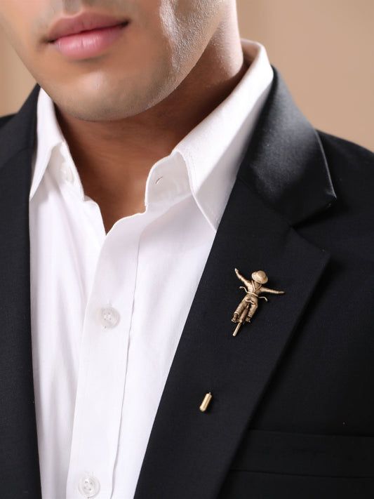 Cyclist Lapel Pin