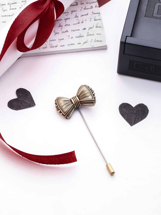 Dashing Bow Lapel Pin