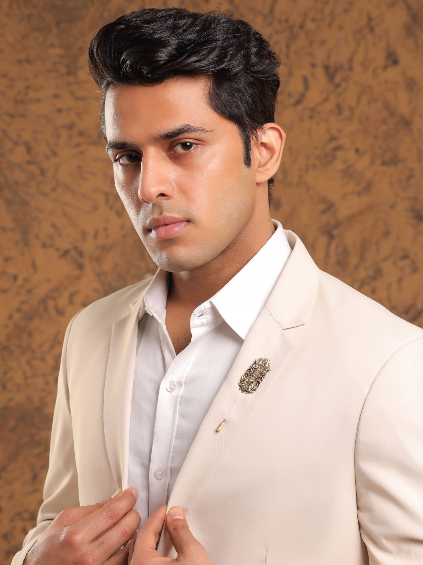 Shiva Mukh Trishul Lapel Pin