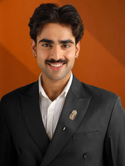 Shiva Mukh Trishul Lapel Pin