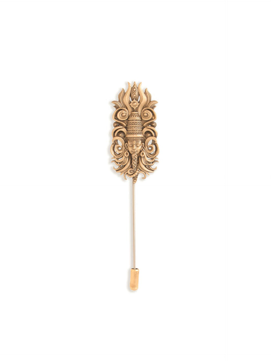 Shiva Mukh Trishul Lapel Pin