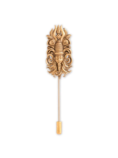 Shiva Mukh Trishul Lapel Pin