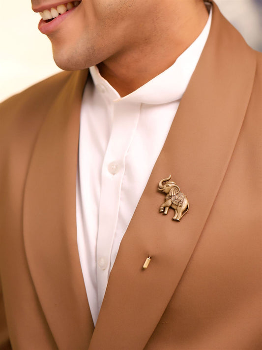 Regal Elephant Lapel Pin