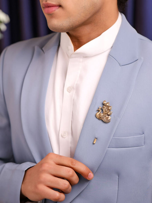 Eternal Flame Peacock Pin