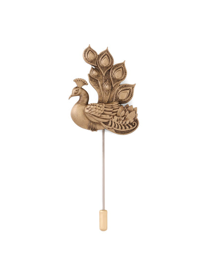 Eternal Flame Peacock Pin