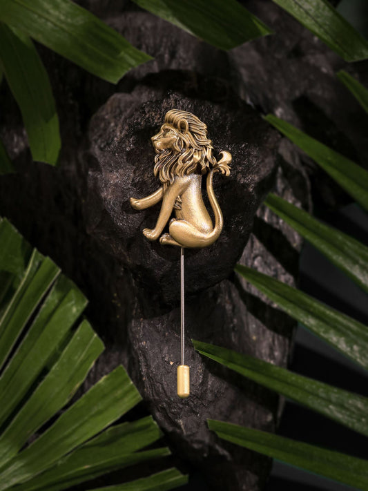 Lion's Poise Lapel Pin
