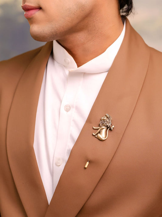 Lion's Poise Lapel Pin