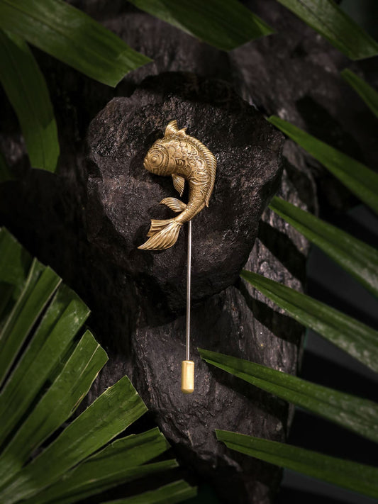 Koi Elegance Lapel Pin