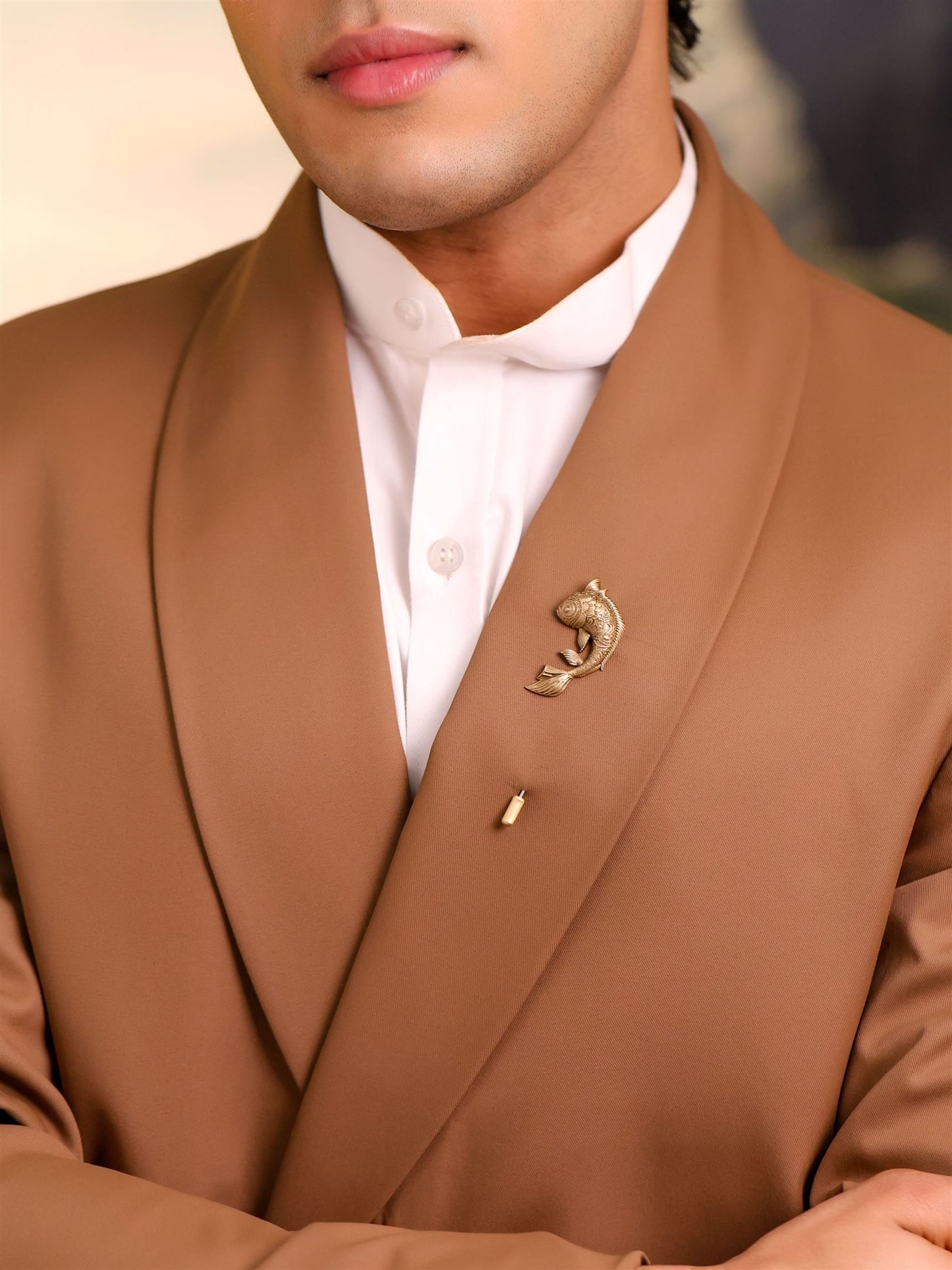 Koi Elegance Lapel Pin