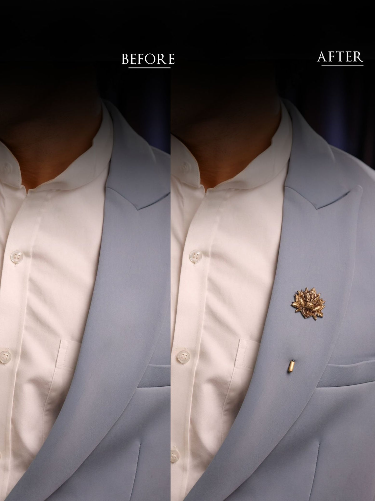 Lotus Radiance Lapel Pin
