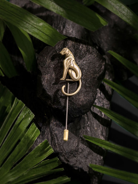 Panther Poise Lapel Pin