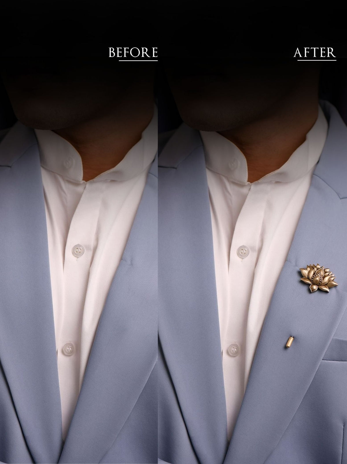 Lotus Aura Lapel Pin