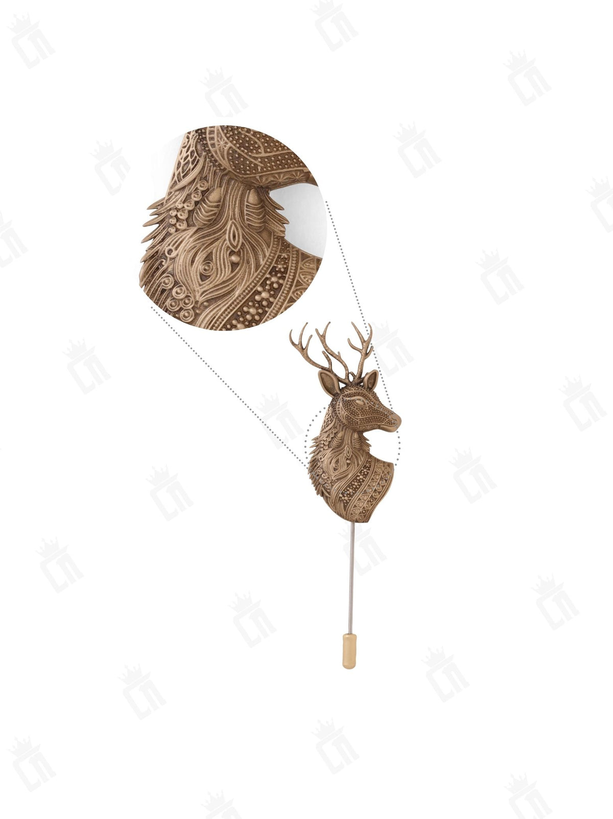 Ethereal Stag Lapel Pin