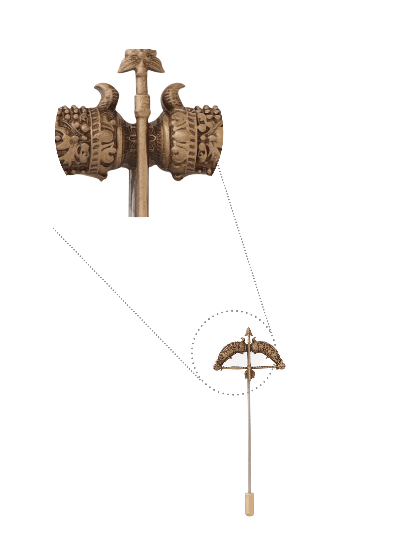 Ram Dhanush Lapel Pin