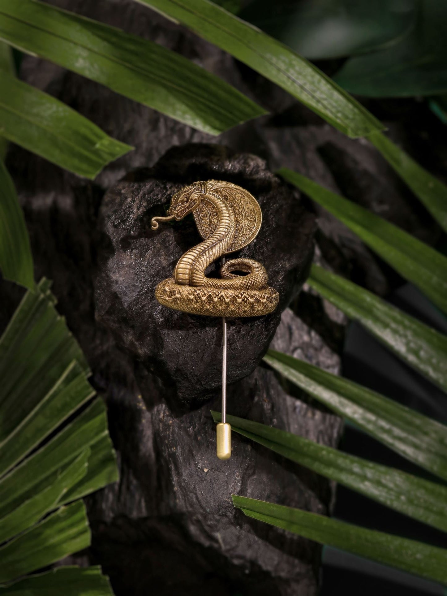 Serpent Sovereign Lapel Pin