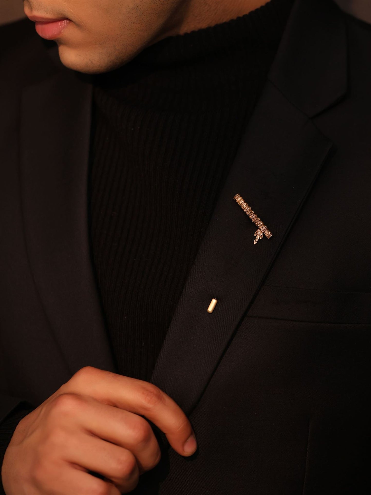 Heritage Flute Lapel Pin