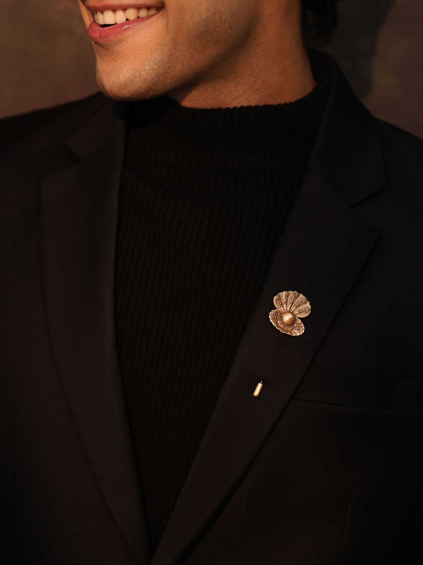 Aurum Bloom Lapel Pin