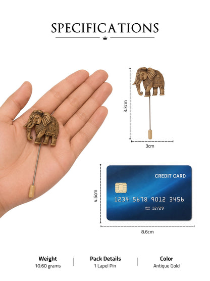 Elephant Emissary Lapel Pin