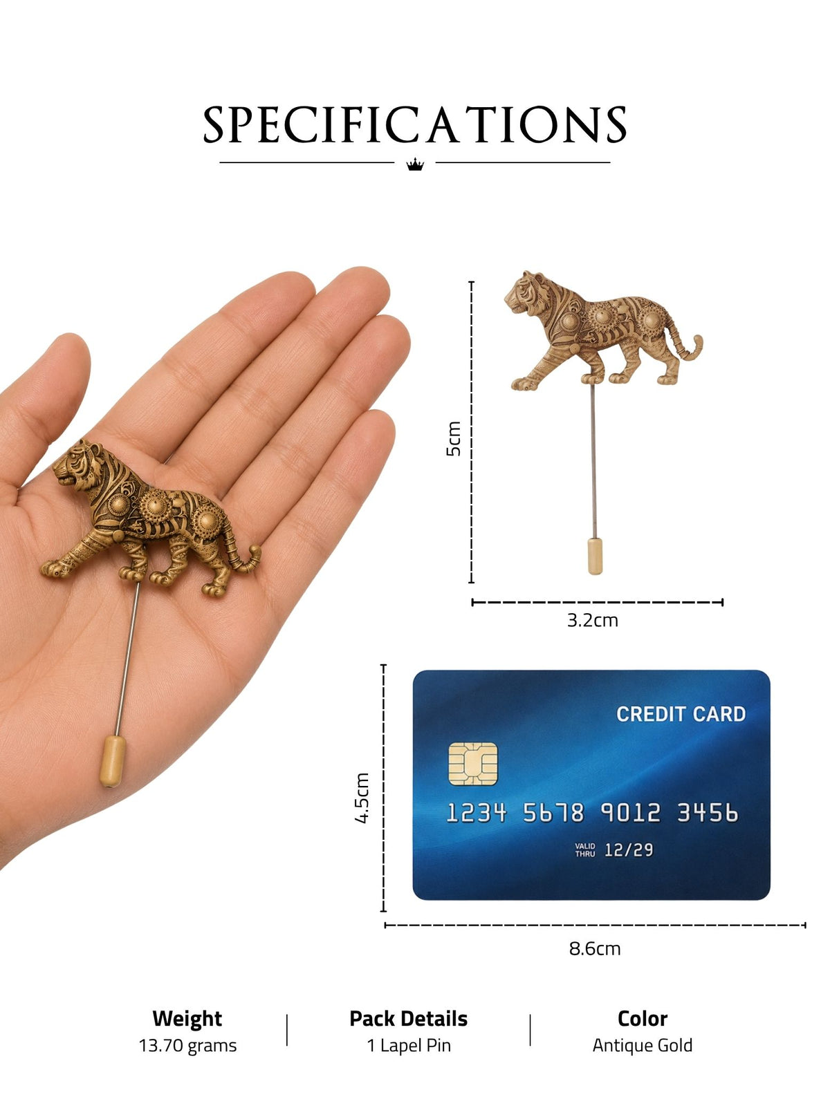 Stride of Valor Lapel Pin