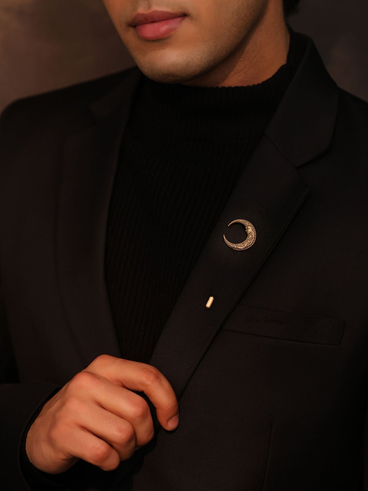 Lunaria Whisper Lapel Pin