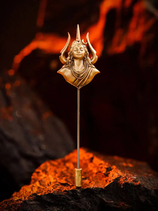 Serene Shiva Lapel Pin