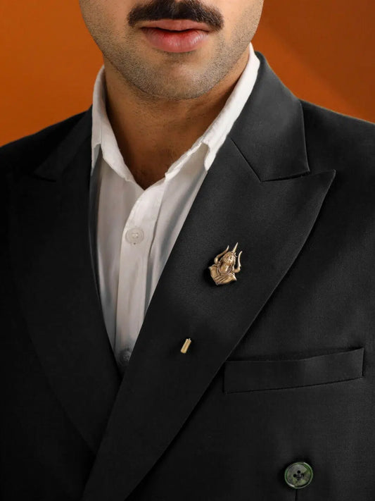 Serene Shiva Lapel Pin