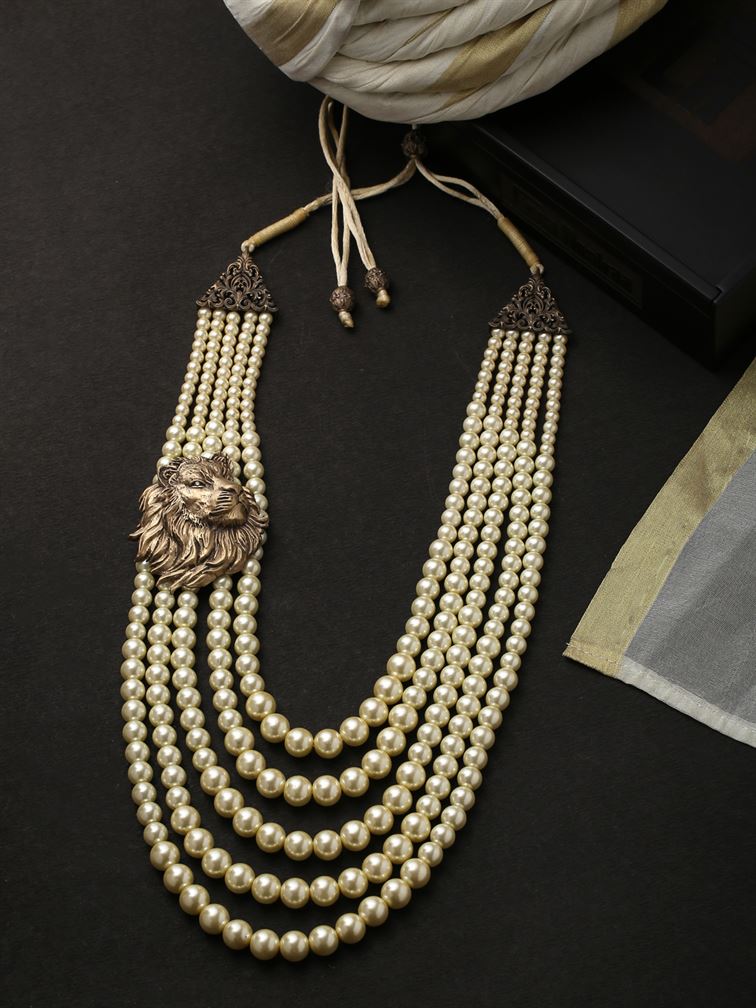 Antique Bronze Toned Mala