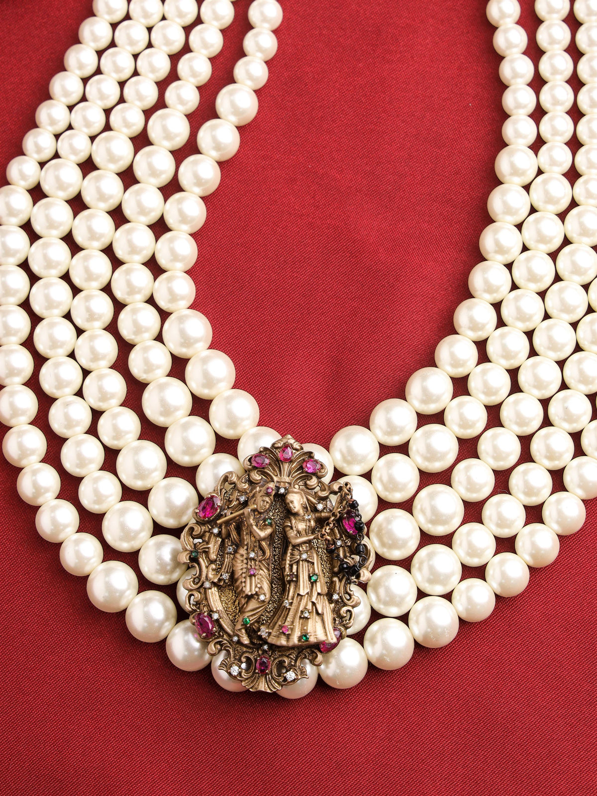 Radhe Krishna White Mala