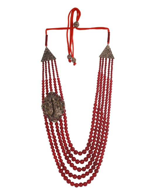 Radhe Krishna Red Mala