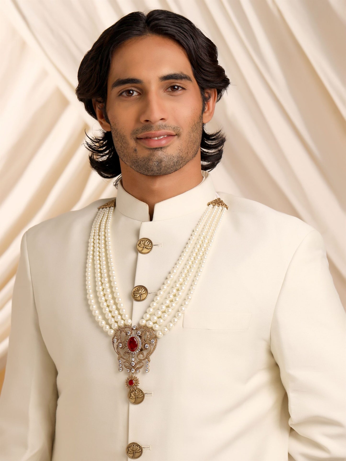Shimmer of White Mala