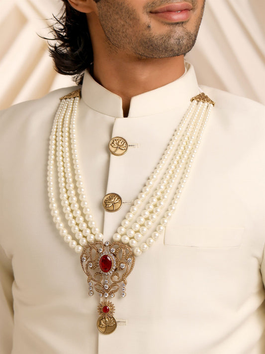 Shimmer of White Mala