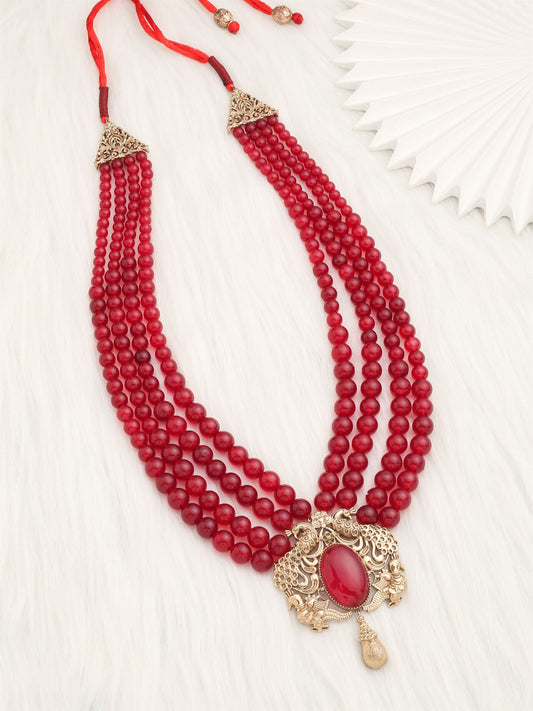 Peacock Red Mala