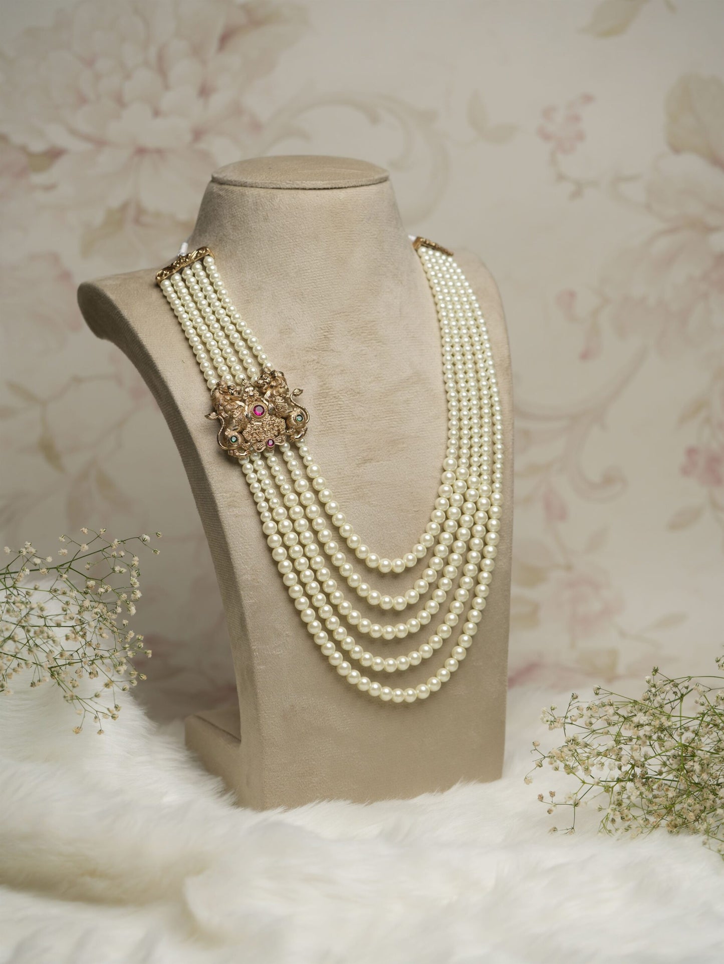 Simha Raj Pearl Mala