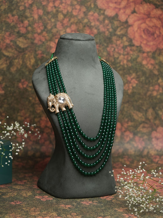 Emerald Elephant Maharaja Haar